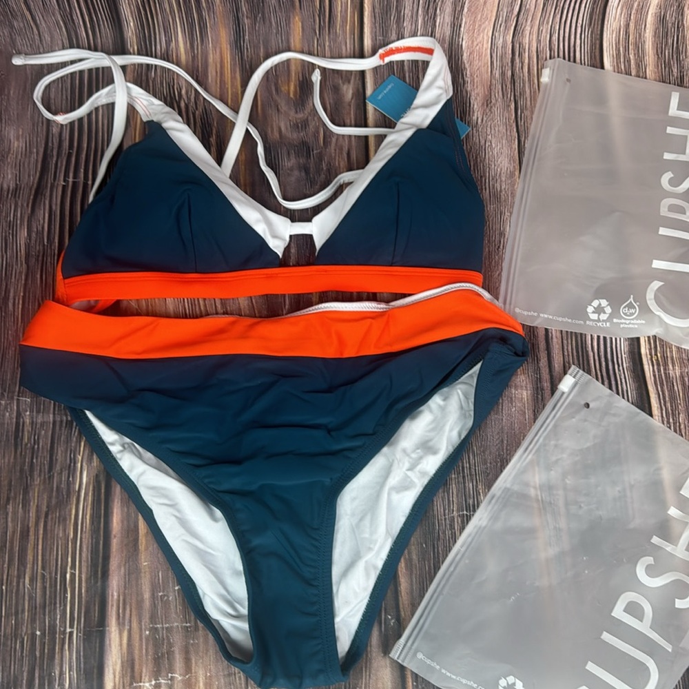 Color-block Bikini- Size Medium - Picture 2 of 6